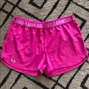 Woman’s under amour active shorts.